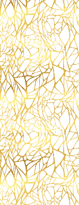 Blackout roller blind Yellow pattern