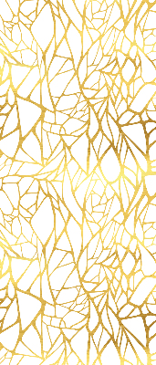 Blackout roller blind Yellow pattern