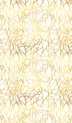 Blackout roller blind Yellow pattern