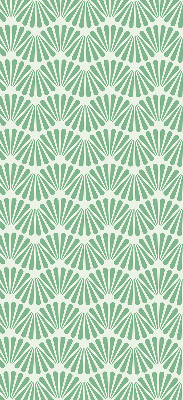 Blackout roller blind for window Green slalom