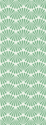 Blackout roller blind for window Green slalom