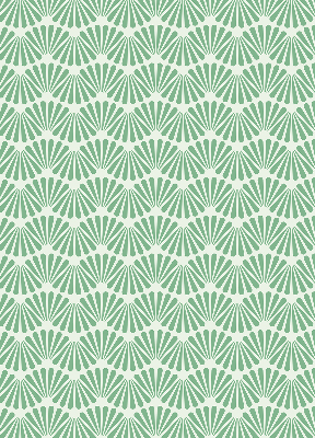 Blackout roller blind for window Green slalom