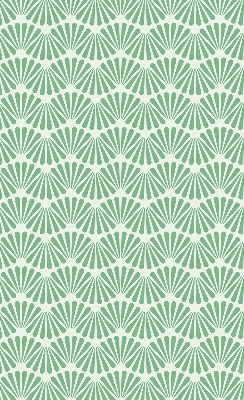 Blackout roller blind for window Green slalom