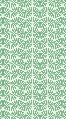 Blackout roller blind for window Green slalom