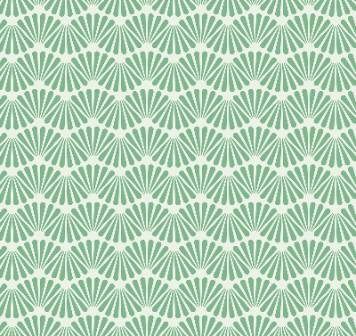 Blackout roller blind for window Green slalom