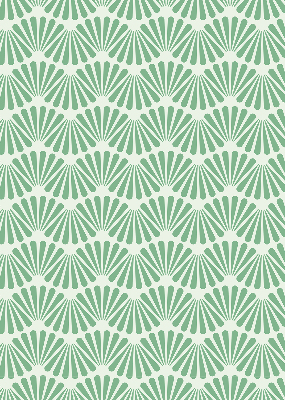 Blackout roller blind for window Green slalom