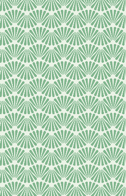 Blackout roller blind for window Green slalom