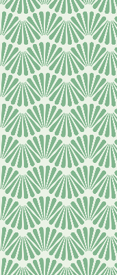 Blackout roller blind for window Green slalom