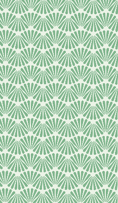 Blackout roller blind for window Green slalom