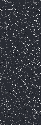 Fabric roller blind for window Constellation