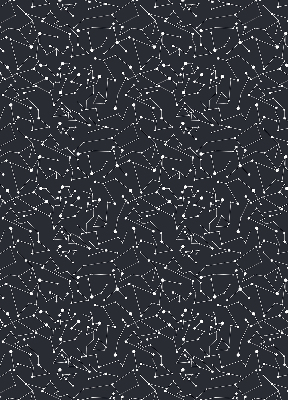 Fabric roller blind for window Constellation
