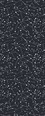 Fabric roller blind for window Constellation