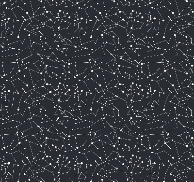 Fabric roller blind for window Constellation
