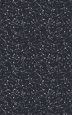Fabric roller blind for window Constellation