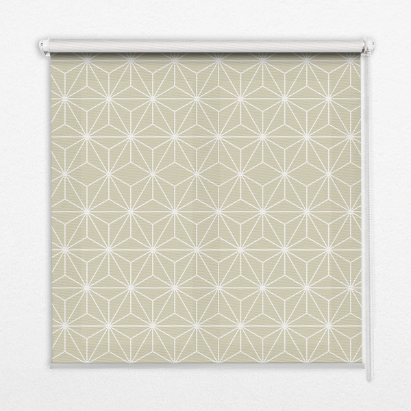 Blackout roller blind White dots connected by dots