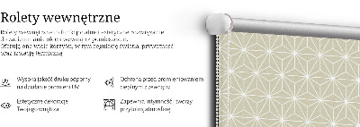 Blackout roller blind White dots connected by dots