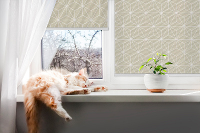 Blackout roller blind White dots connected by dots