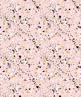 Fabric roller blind for window Paint stains on a pink background