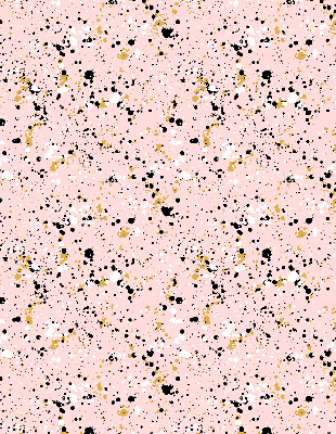 Fabric roller blind for window Paint stains on a pink background