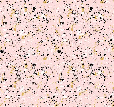 Fabric roller blind for window with a paint stains on a pink background pattern