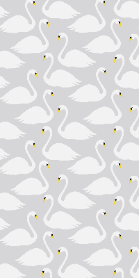 Blackout roller blind Swans
