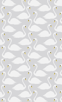 Blackout roller blind Swans