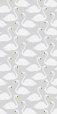 Blackout roller blind Swans