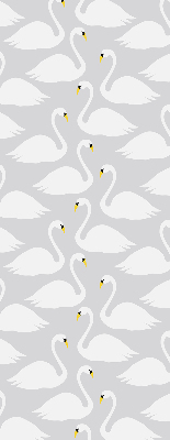 Blackout roller blind Swans