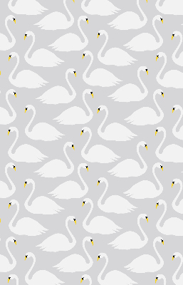Blackout roller blind Swans