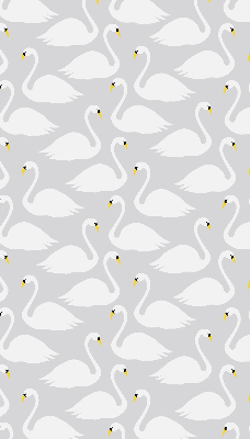 Blackout roller blind Swans