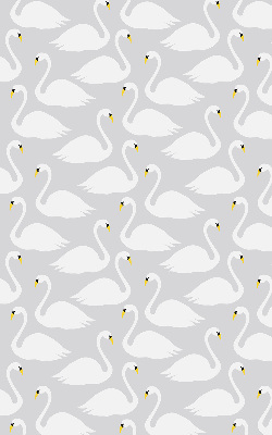 Blackout roller blind Swans