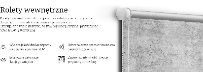 Fabric roller blind for window Gray texture