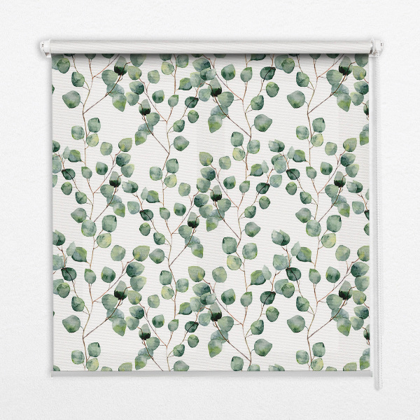 Blackout roller blind Leaves from the branches