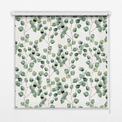 Blackout roller blind Leaves from the branches