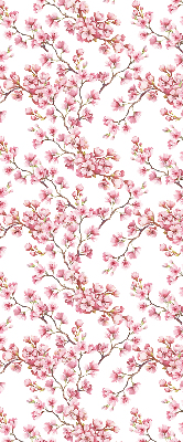 Blackout roller blind Pink lily
