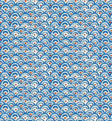 Blackout roller blind for window Colorful scales