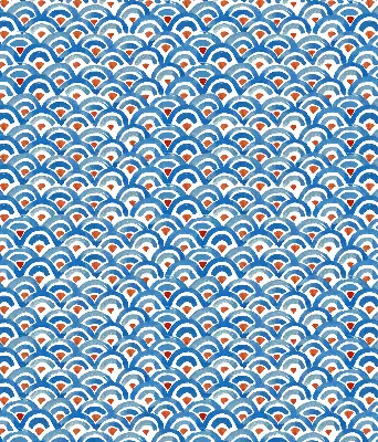 Blackout roller blind for window colorful scales pattern
