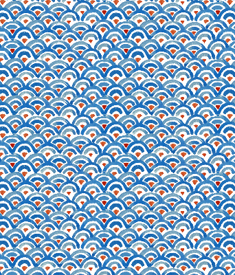 Blackout roller blind for window Colorful scales