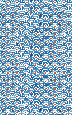 Blackout roller blind for window Colorful scales