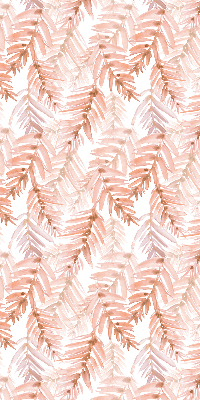 Blackout roller blind Pink leaves