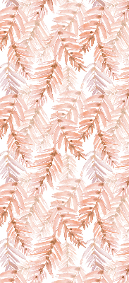 Blackout roller blind Pink leaves