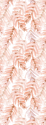 Blackout roller blind Pink leaves