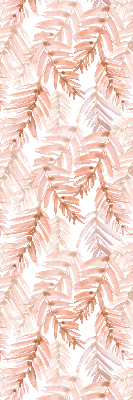 Blackout roller blind Pink leaves