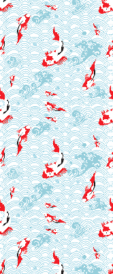 Blackout roller blind for window Fish in the water