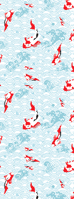 Blackout roller blind for window Fish in the water