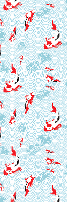 Blackout roller blind for window Fish in the water