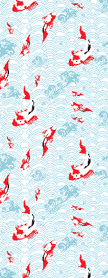 Blackout roller blind for window Fish in the water