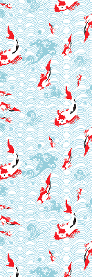 Blackout roller blind for window Fish in the water