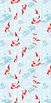 Blackout roller blind for window Fish in the water