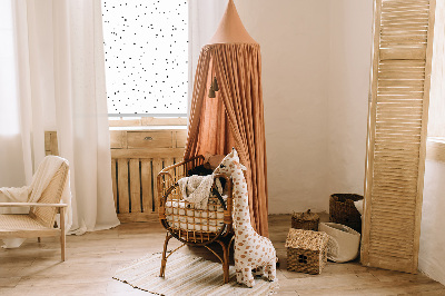Fabric roller blind for window Dots